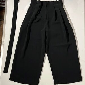 H&M Black Wide-Leg Women's Pants